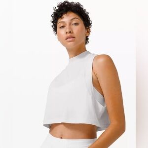 Lululemon All Yours Mock Neck Crop Muscle Tank
